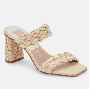 Dolce Vita Paily Raffia Heels